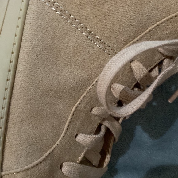 Blush color lace up boots - Picture 9 of 15